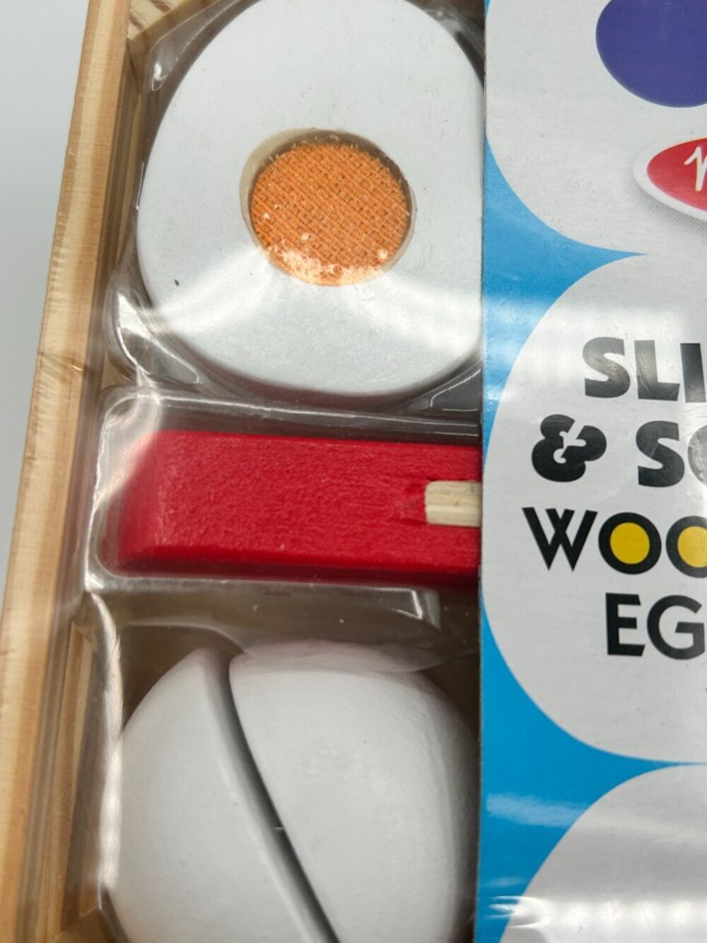 NEW Melissa & Doug Slice & Sort Wooden Eggs - Picture 2 of 5
